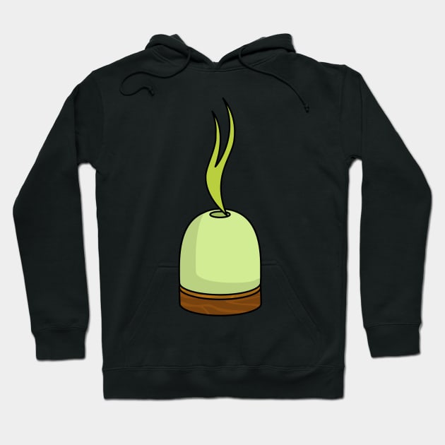 Green Air Diffuser Hoodie by MOULE